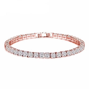 Pulseira Tennis Rosé Eternal com Zircônias