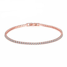 Pulseira Tennis Rosé Eternal com Zircônias