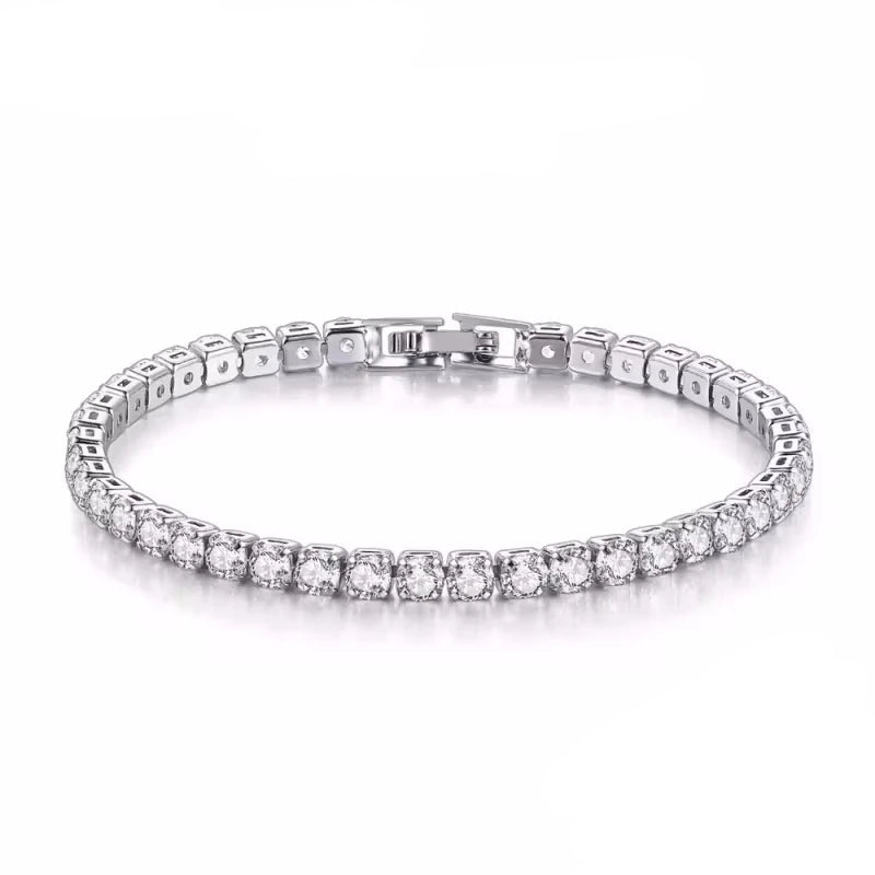 Pulseira Tennis Rosé Eternal com Zircônias