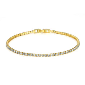 Pulseira Golden Essence 18K Fina Empilhável