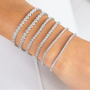 Pulseira Tennis Rosé Eternal com Zircônias